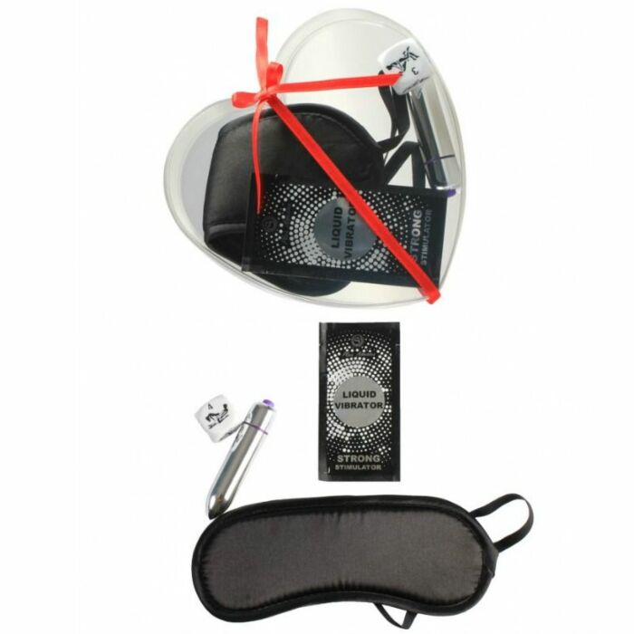 Secretplay kit strong love dado + monodosis + bala + venda