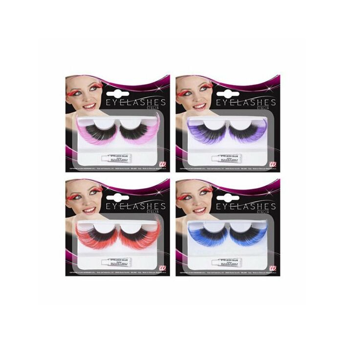 12 pack false eyelashes princess