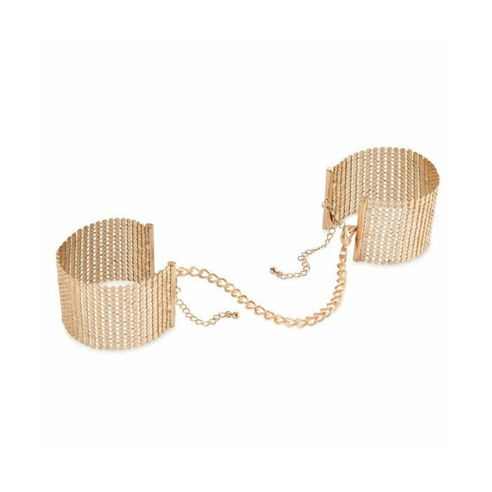 Golden Mesh Metal Handcuffs