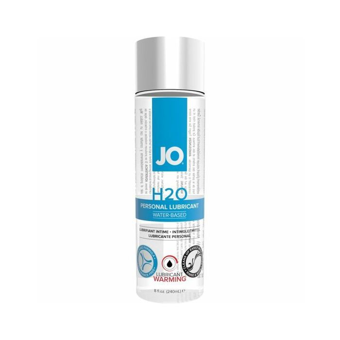 Jo h20 lubricante base de agua efecto calor 240 ml