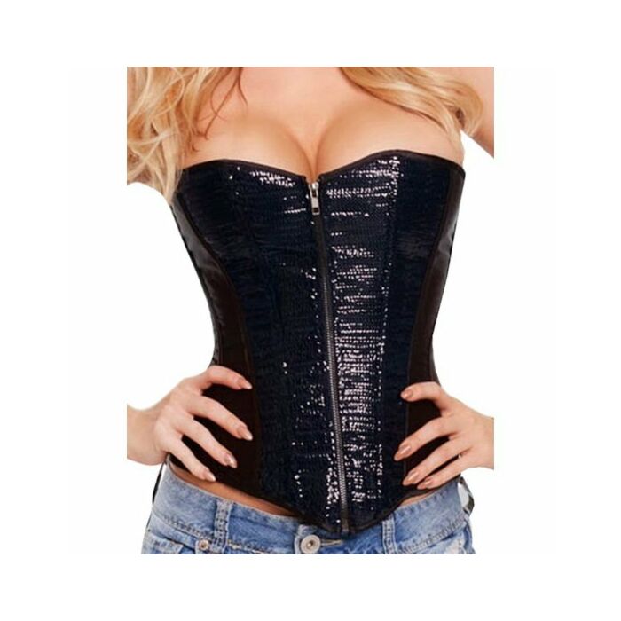 Corset navy weapons negro