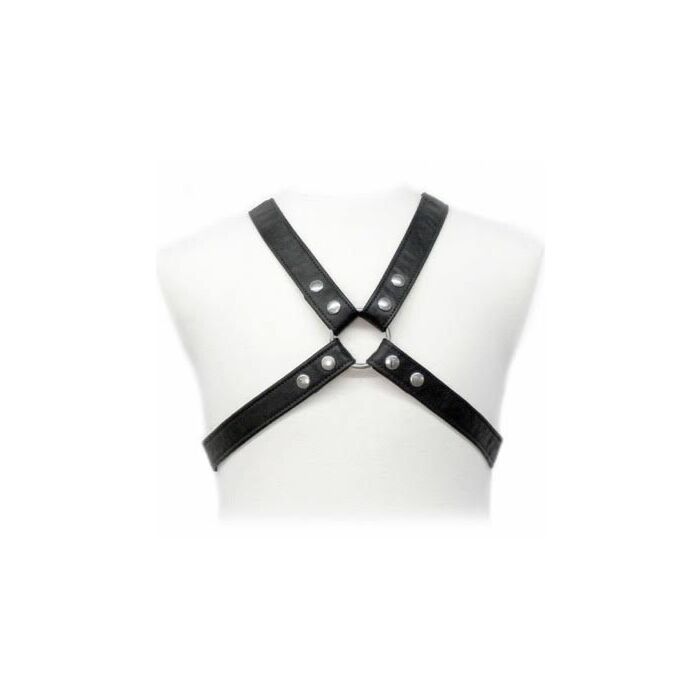 Body harness leather in garment lasic