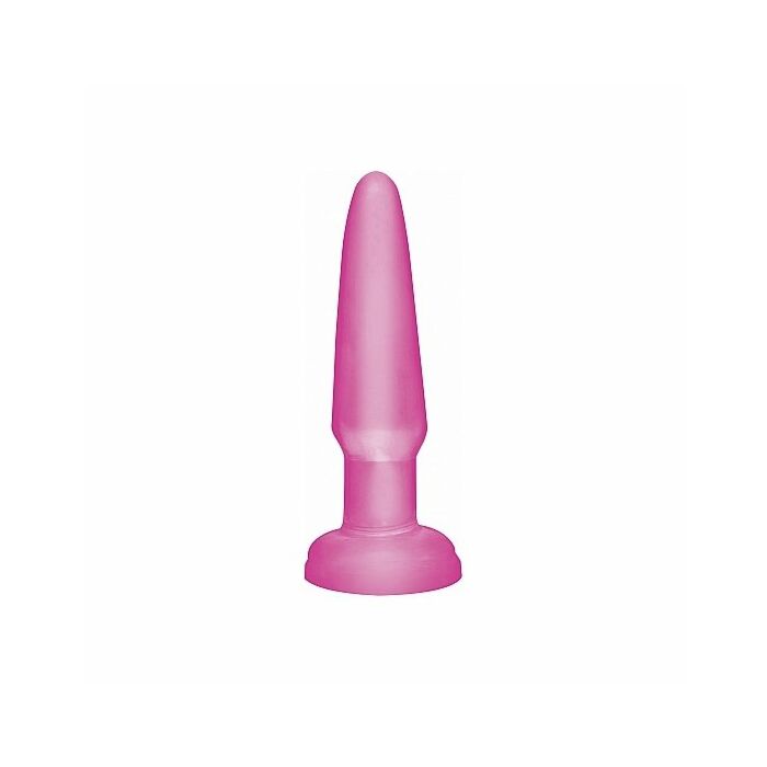 Anal plug Basix gelatin mini pink 9 cm