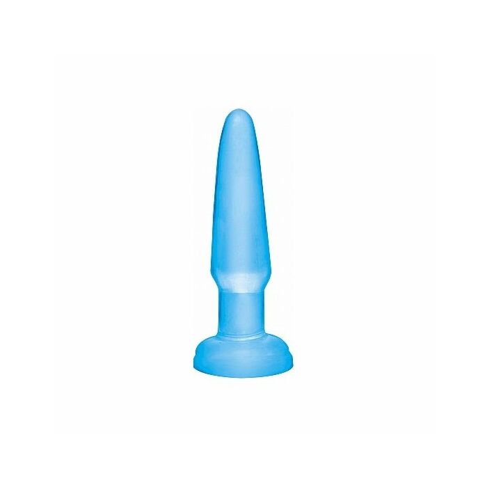 Basix Jelly mini anal plug 9 cm blue