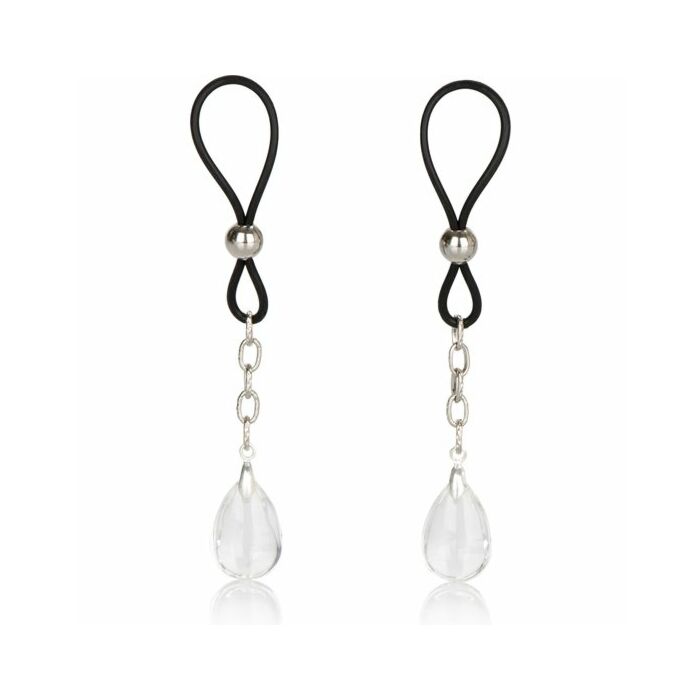 Glass pendants for nipples