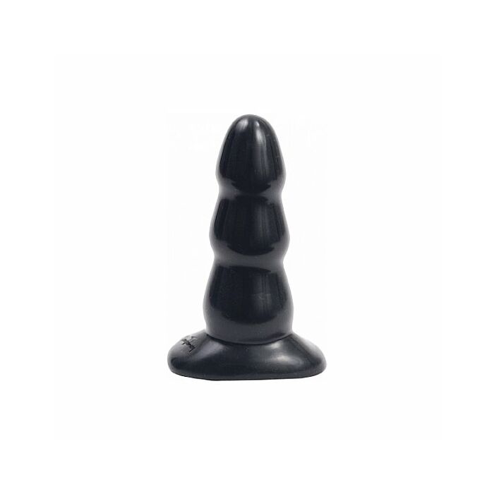 anal plug with black medium undulations