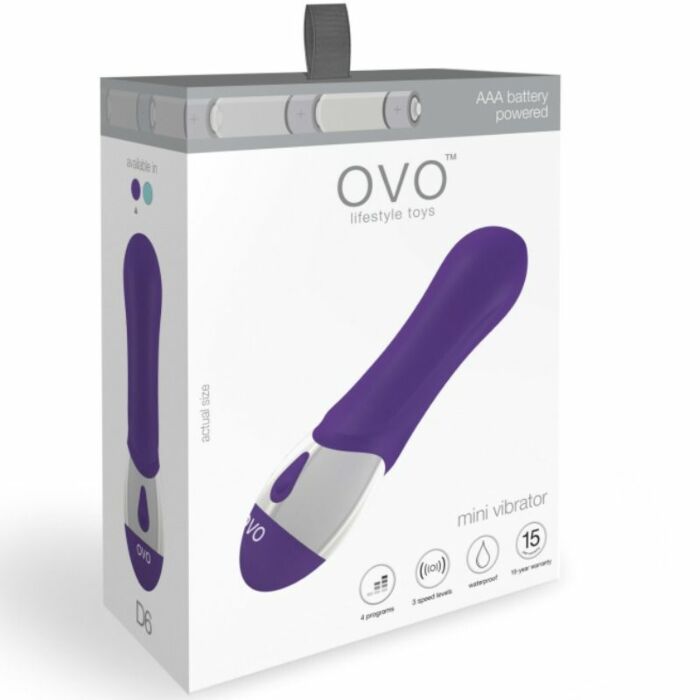 Ovo d6 mini vibrador lila