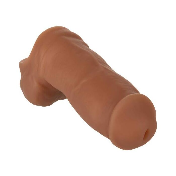 12.8 cm penis sleeve packer gear - caramel
