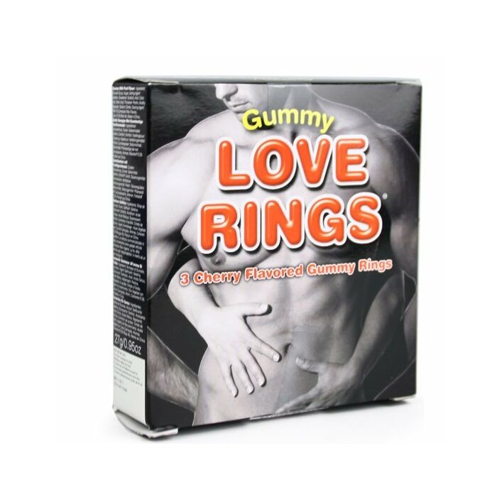 Anillos pene de caramelo masticable