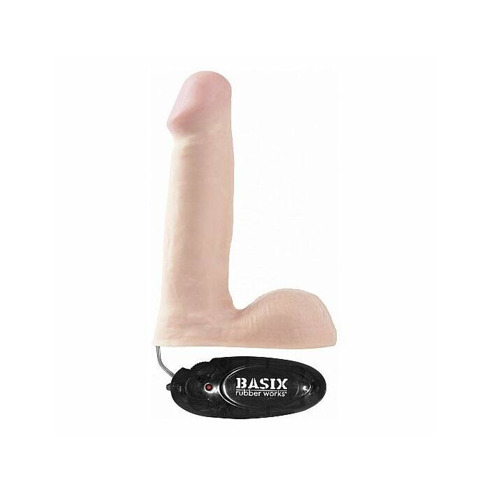Basix Rubber Works Penis natural gelatin vibrator 15 cm