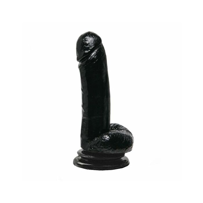 Basix gelatin penis suction black 18 cm