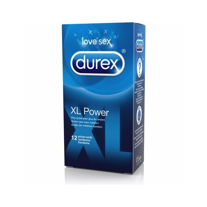 Durex power xl 12 units (6 boxes)
