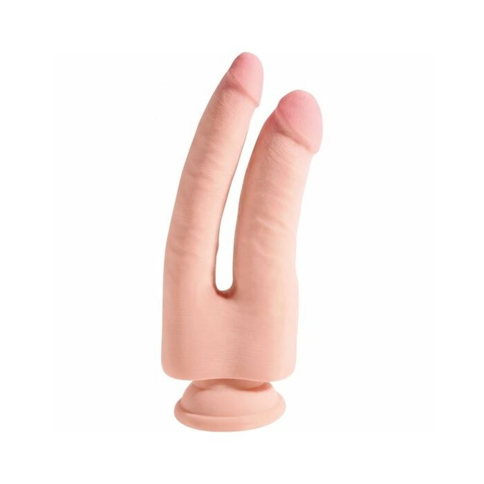 King cock - pene realístico doble - triple densidad 24x8cm