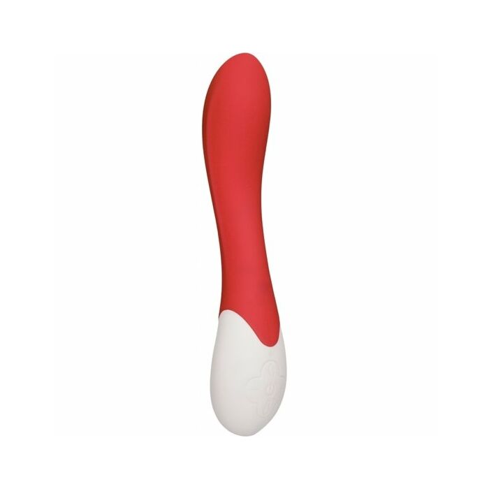 Spice - vibrador con calor punto g recargable - rojo