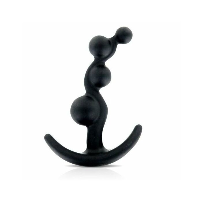 Smiling black anal plug 35 "