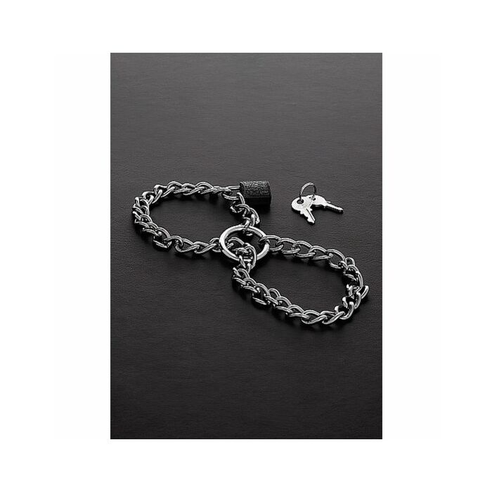 Esposas con cadena de acero inox.