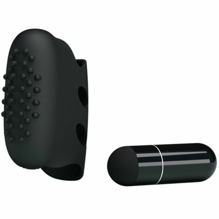 Vibrating Black Glam Thimble