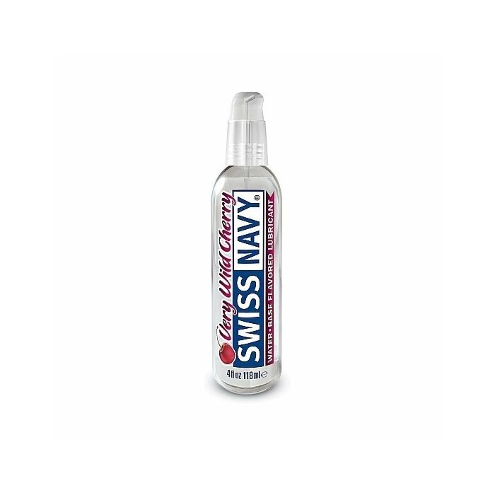Swiss Navy water based lubricant with cherry flavor intense 118 ml