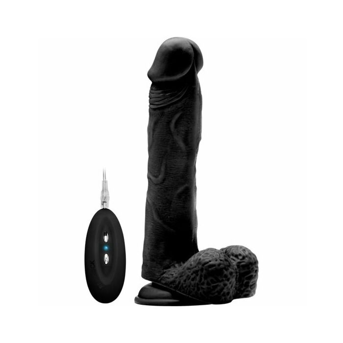 Real rock vibrator 100 004 black 235cm realistico