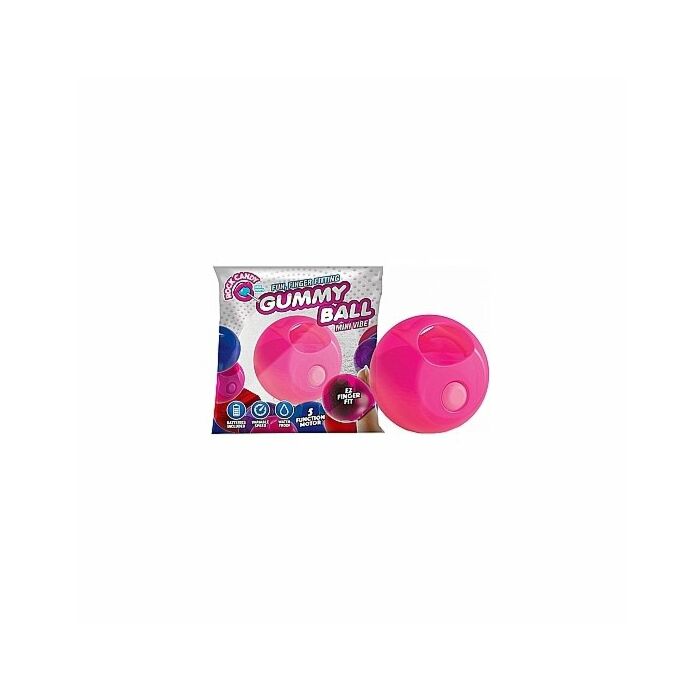 Gummy balls bola vibradora - rosa