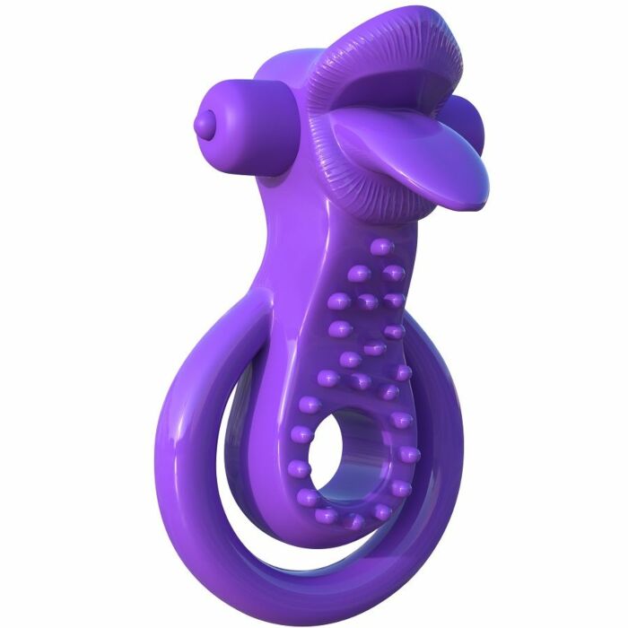 Fantasy c-ring double ring with stimulating language