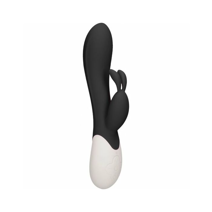 Flame - vibrador conejito con calor - negro