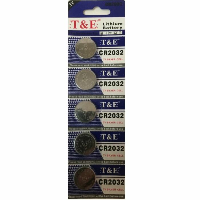 Pilas pack 5 unidades cr2032 (3v)