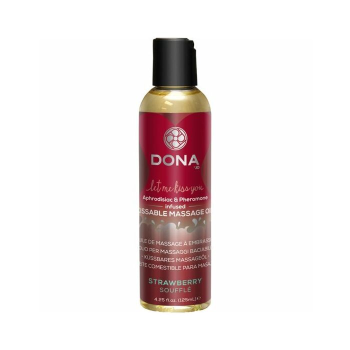 Dona massage oil 120ml strawberry flavor