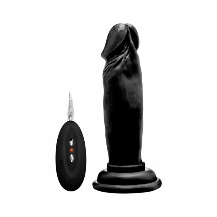 Real rock 007 100 black vibrator 15 cm realistico