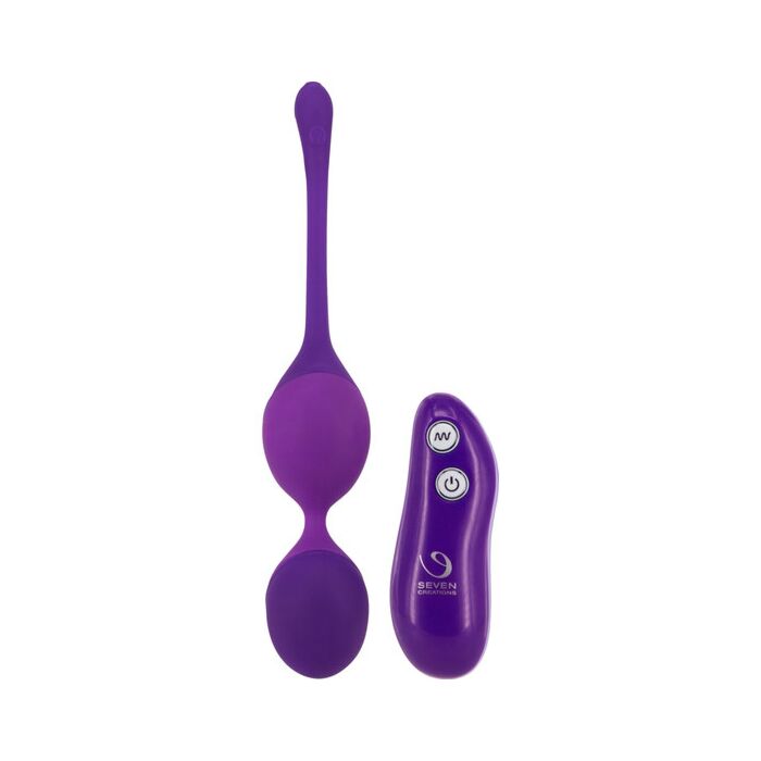 Double balls trainer remote control - purple