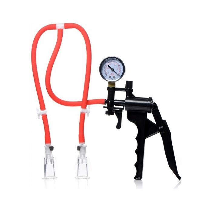 Double weight pump - red