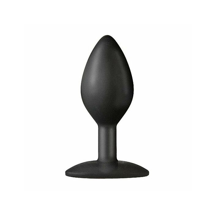 The minis spade medium black anal plug