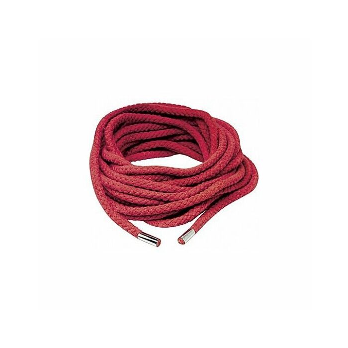 Fetish fantasy red Japanese silk rope