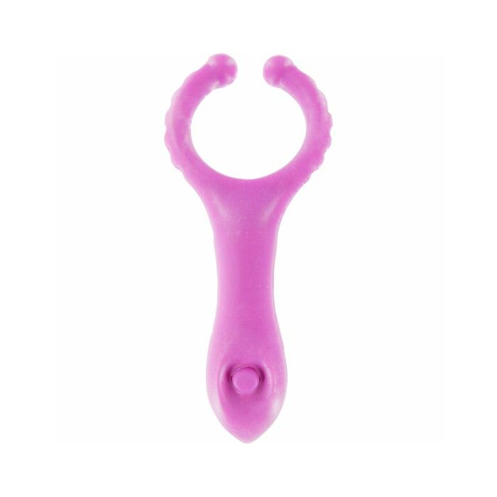 Penis ring with clitoral stimulator lila