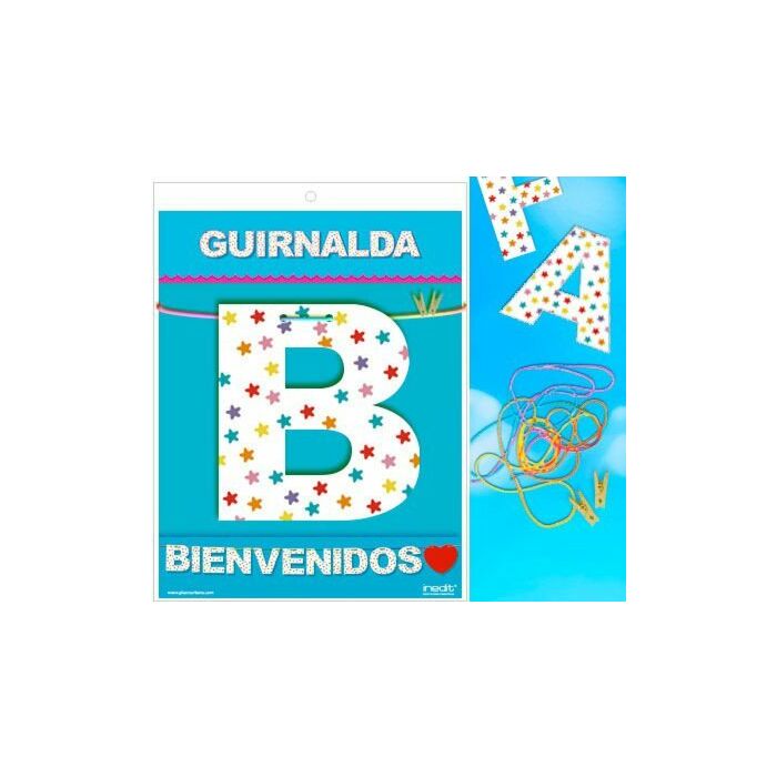 Guirnalda bienvenidos (cartulina 220gr)