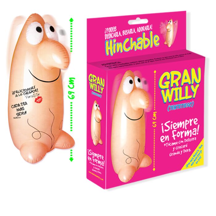 69 cm inflatable penis