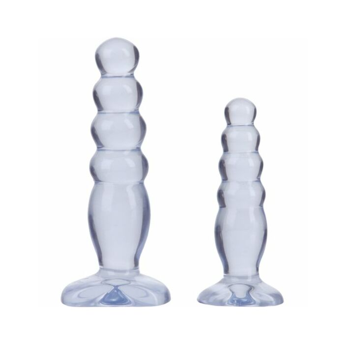 Crystal transparent jellies anal kit