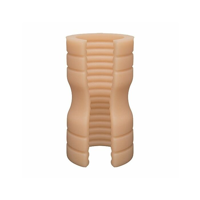 Truskyn - the tru stroke ribbed - masturbator vanilla