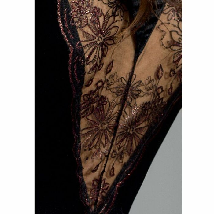 Passion brida peignoir black l/xl