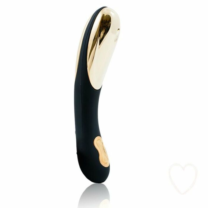 Pretty flamingo love gold vibrator
