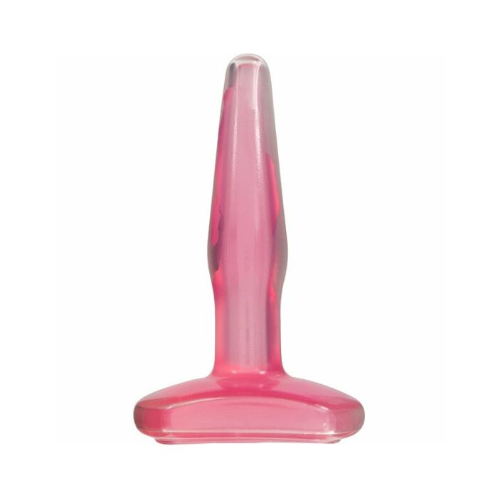 Crystal jellies pink anal plug small