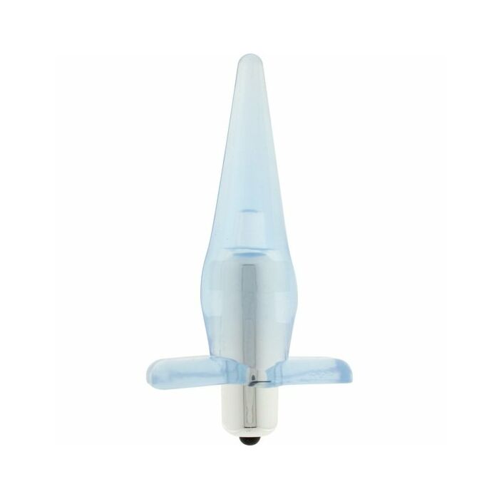 Power vibrator anal plug blue