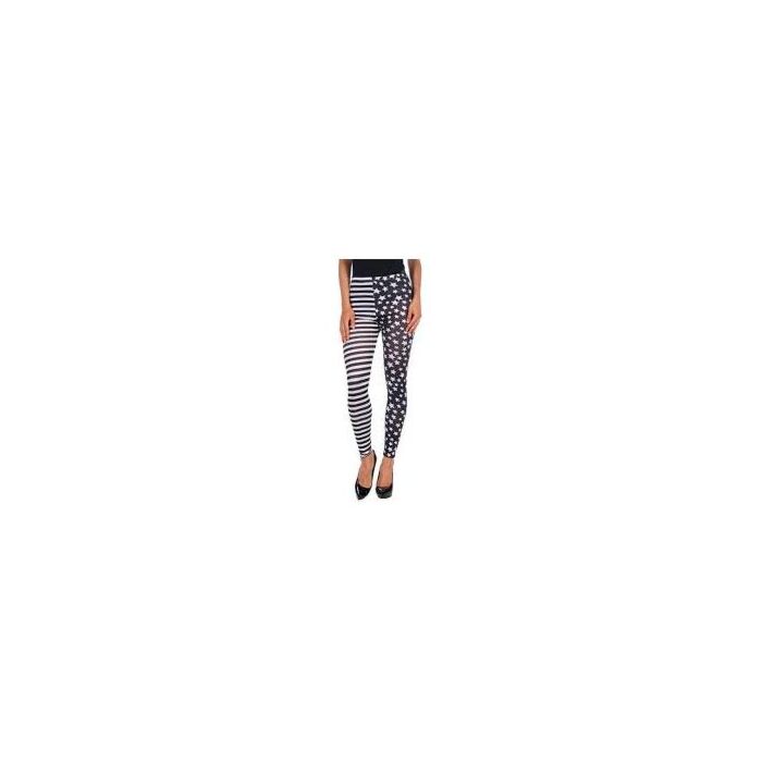 Intimax legging gray lines and stars