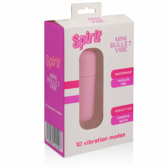 Spirit bala vibrador 10 velocidades rosa