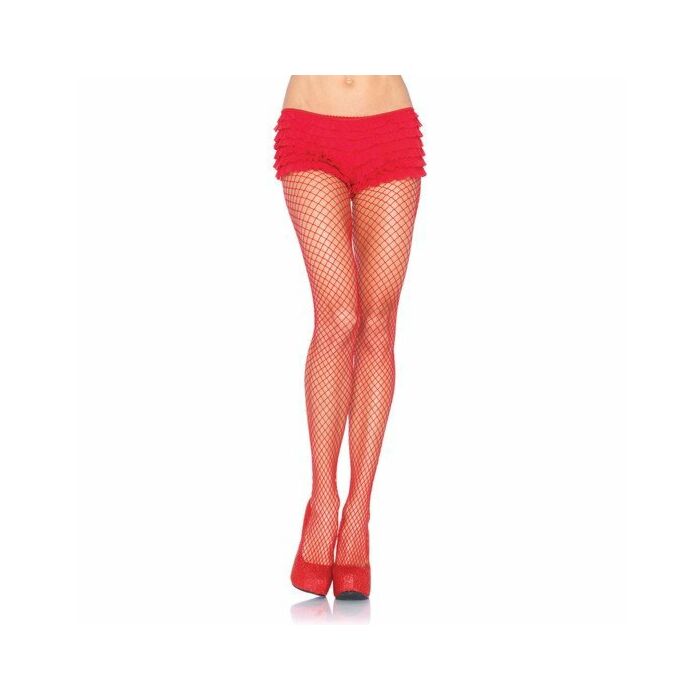 Leg avenue red lycra tights grid