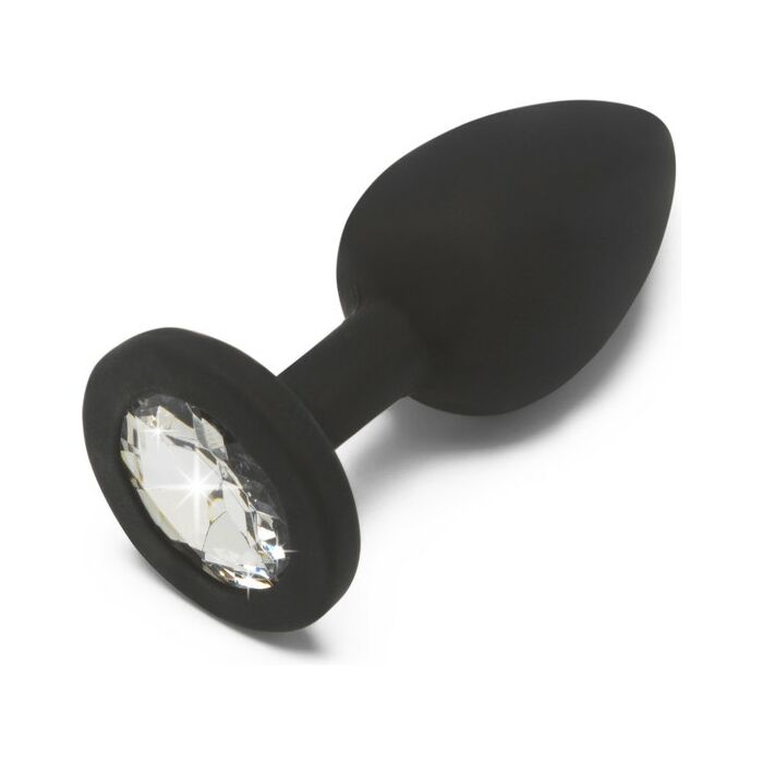Diamond booty jewel - silicone plug - small