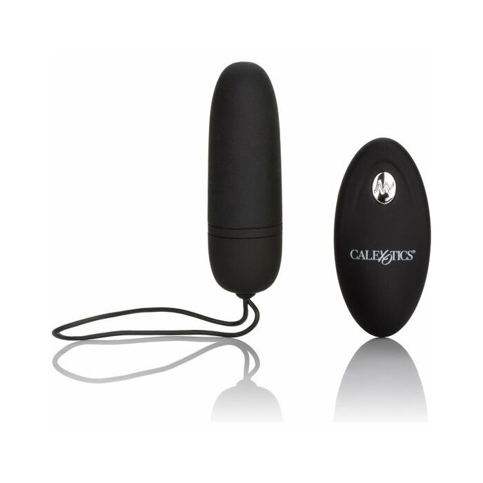 Huevo vibrador de silicona con mando negro