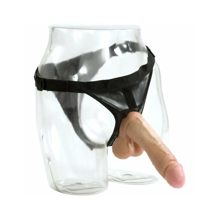 Vac-u-lock harness with penis realistico 215 cm