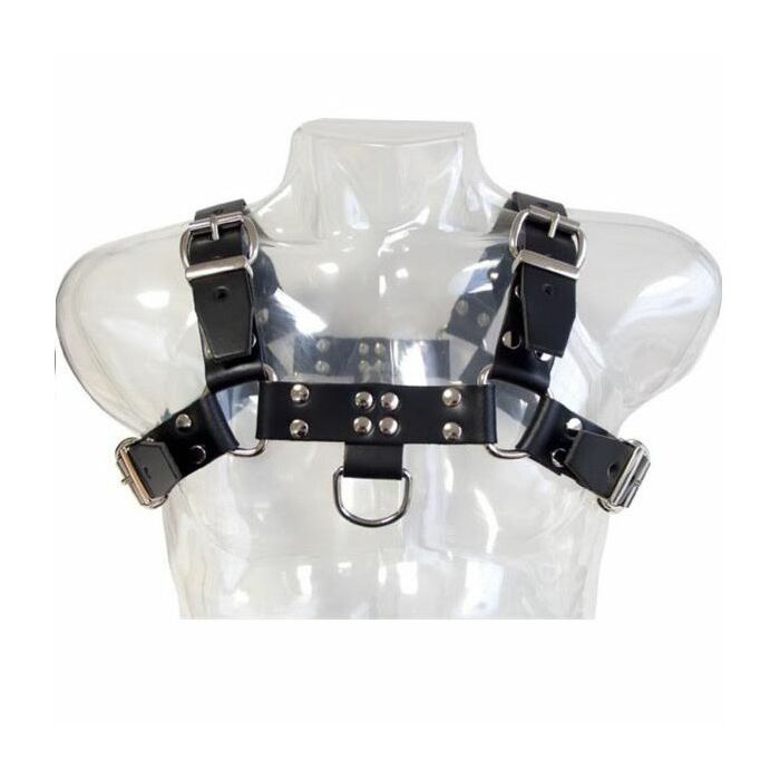 Leather chain body harness iii
