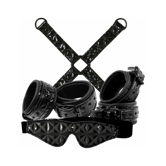 Sinful black bondage kit